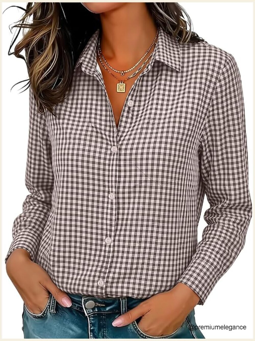 Soft Wrinkle-Free Button Down Stretch Shirts for Women Breathable